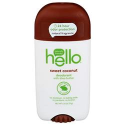 Picture of Hello Products B-40578-1PK 2.6 oz Sweet Coconut Deodorant with Shea Butter