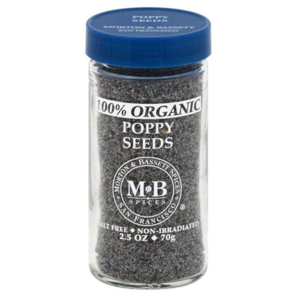 Picture of Morton & Bassett B-87795-3PK 2.5 oz Spices 100 Percent Organic Poppy Seed - Pack of 3