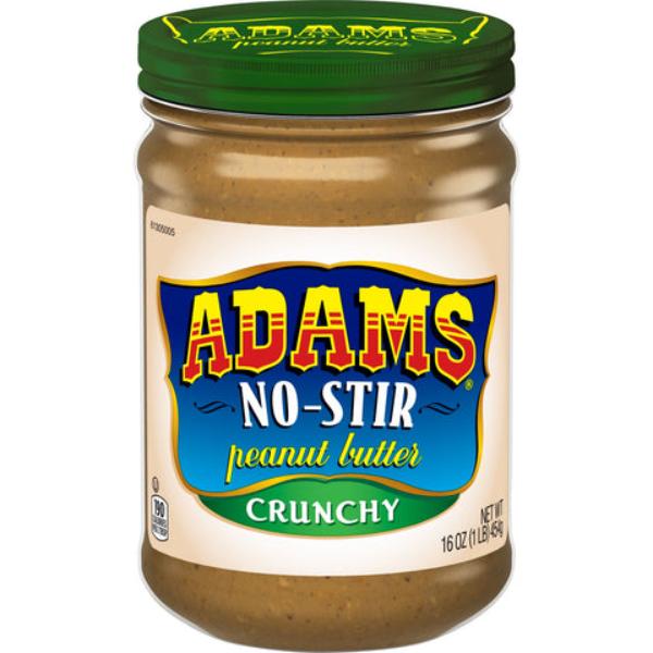 Picture of Adams B-31155-12PK 16 oz No-Stir Crunchy Peanut Butter - Pack of 12