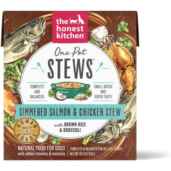 Picture of Honest Kitchen B-68383-6PK 10.5 oz Simmered Salmon & Chicken Stew Dog Food - Pack of 6