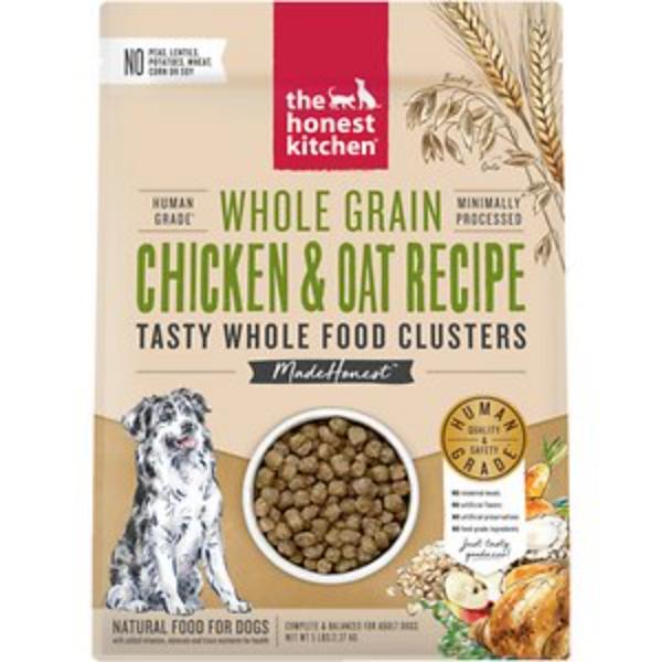Picture of Honest Kitchen B-68368-6PK Whole Food Clusters Grain Chicken & Oat Recipe Dry Dog Food - 5 lbs - Pack of 6