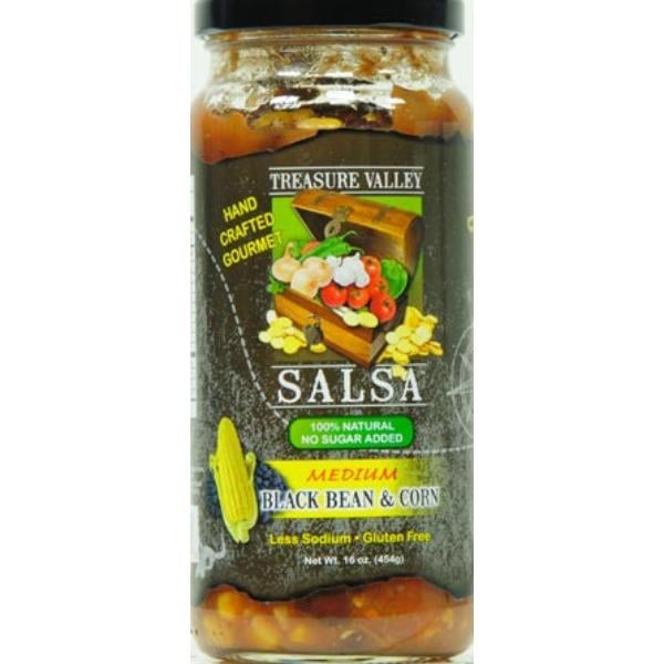 Picture of Treasure Valley Salsa B-68001-6PK 16 oz Black Bean & Corn Salsa - Pack of 6