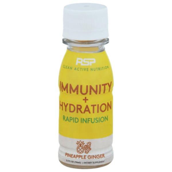 Picture of RSP Nutrition B-65566-12PK 2.5 oz Pineapple Ginger Immunity & Hydration Shot - Pack of 12