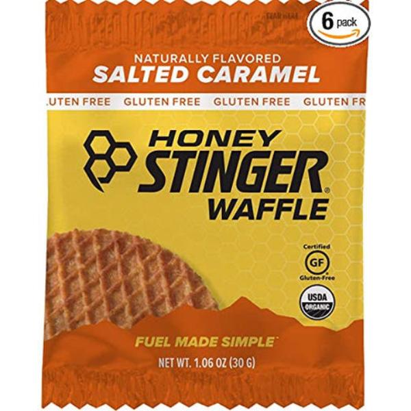 Picture of Honey Stinger B-26439-144PK 1.06 oz Naturally Flavored Salted Caramel Waffle - Pack of 144