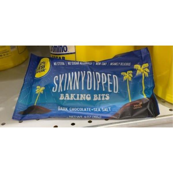 Picture of SkinnyDipped B-11587-12PK 9 oz Dark Chocolate Baking Bits - Pack of 12