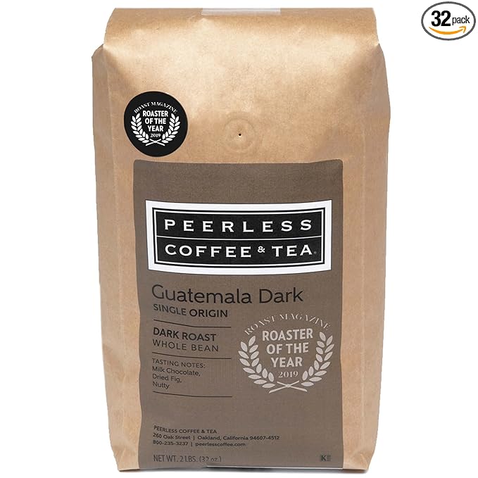 Picture of Peerless Coffee & Tea B-77248-8PK Guatemala Whole Bean Coffee - 2 lbs - Pack of 8