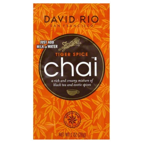 Picture of David Rio B-34613-12PK 1 oz Single Serve Tiger Spice Chai - Pack of 12