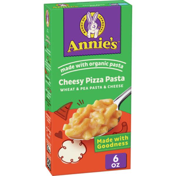 Picture of Annies Homegrown B-29614-12PK 6 oz Organic Pea Pasta Macaroni & Cheesy Pizza - Pack of 12