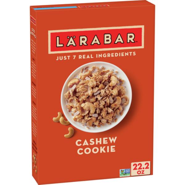 Picture of Larabar B-27952-6PK 22.2 oz Cashew Cookie Cereal - Pack of 6