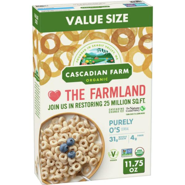 Picture of Cascadian Farm B-12927-6PK 11.75 oz Organic Purely Cereal - Pack of 6