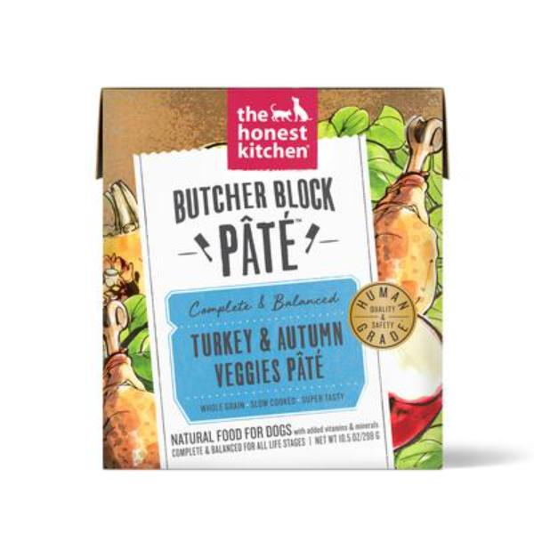 Picture of Honest Kitchen B-68374-6PK 10.5 oz Butcher Block Pate Turkey & Autumn Veggies Pate Wet Dog Food - Pack of 6