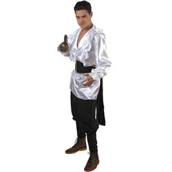 Picture of Banana Costumes Goods F-02-004-XL Elegant Pirate Costume&#44; White & Black - Extra Large