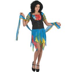 Picture of Banana Costumes Goods F-02-005-L Miss Fortune Teller Costume&#44; Blue - Large