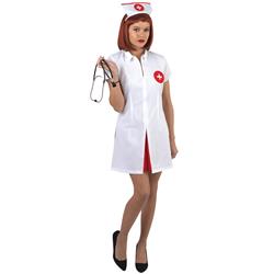 Picture of Banana Costumes Goods H-01-002-L Nurse Costume&#44; White & Red - Large