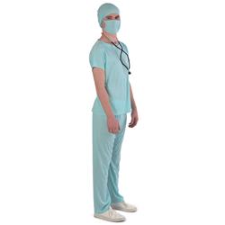 Picture of Banana Costumes Goods H-01-001-S ER Doctor Costume&#44; Light Blue - Small