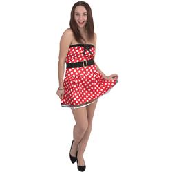 Picture of Banana Costumes Goods F-04-007-S Retro Ms. Mouse Costume&#44; Black & Red - Small