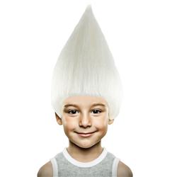 Picture of Banana Costumes HM-085K Youth Troll Wig, White