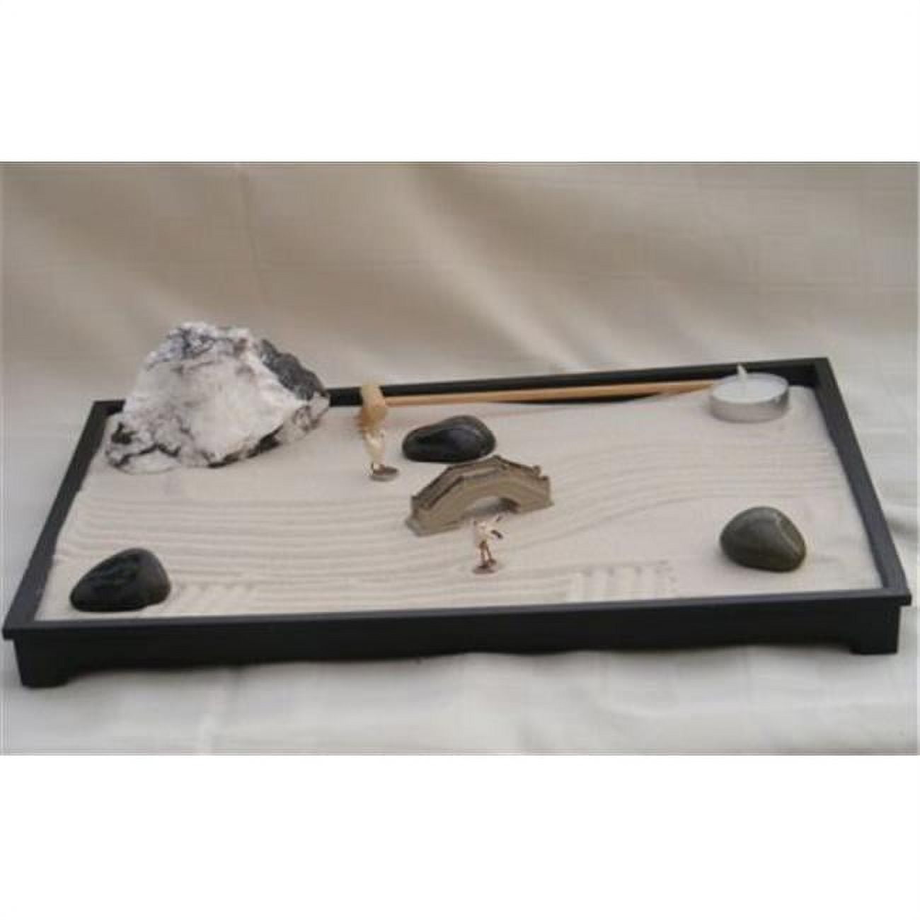 e2220 14.5 x 10.5 x 1 in. Executive Desktop Meditation Zen Garden