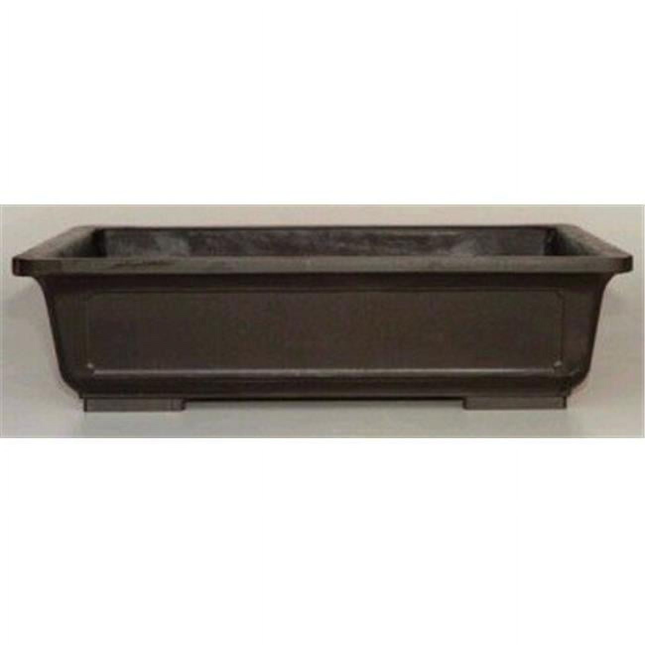 e2151 Brown Mica Bonsai Pot - Rectangle