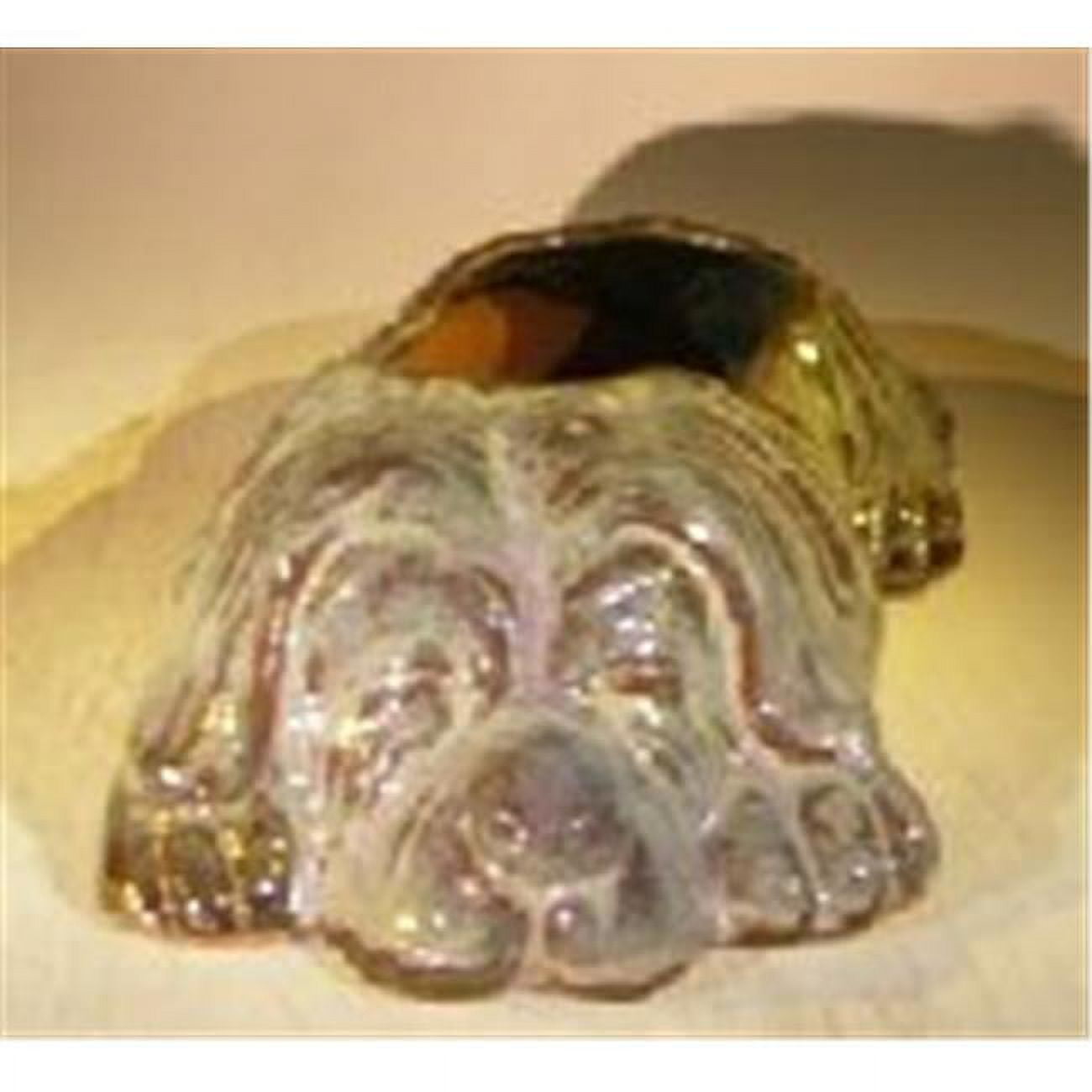12.5 x 8 x 4 in. Colored Dog Planter, Indigo