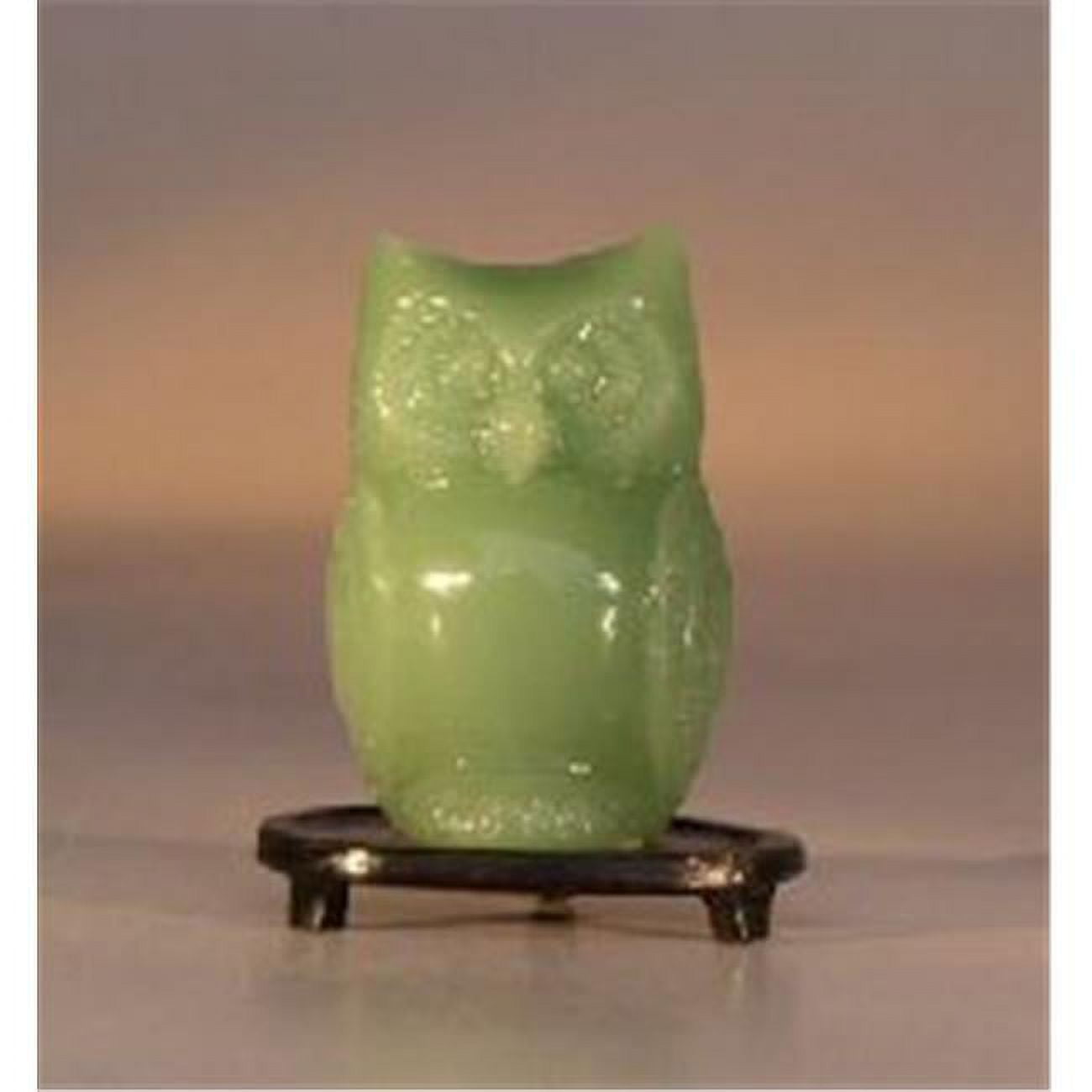 Picture of Bonsai Boy e1985 Glass Owl Figurine
