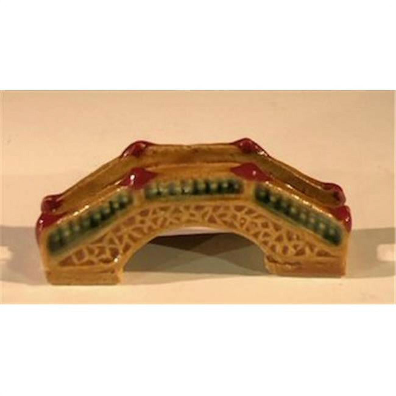 e3453 1.5 in. Miniature Ceramic Bridge Figurine