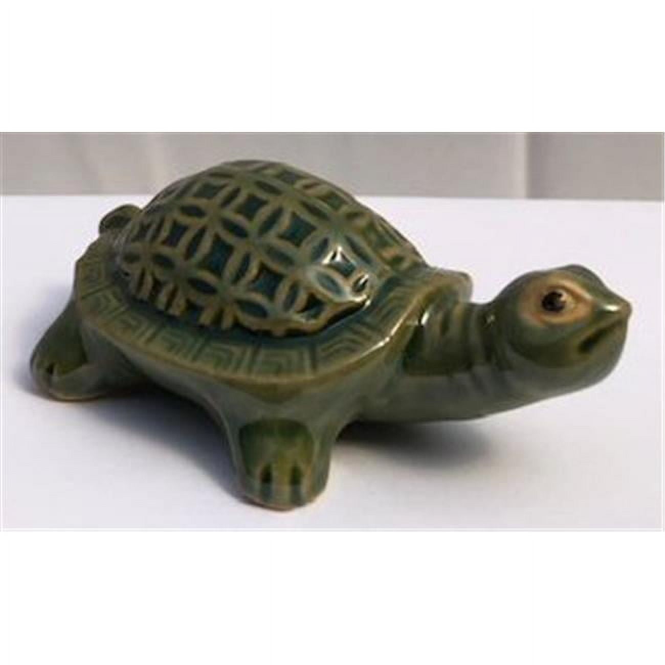 Picture of Bonsai Boy e3502 1.5 in. Miniature Ceramic Turtle Figurine