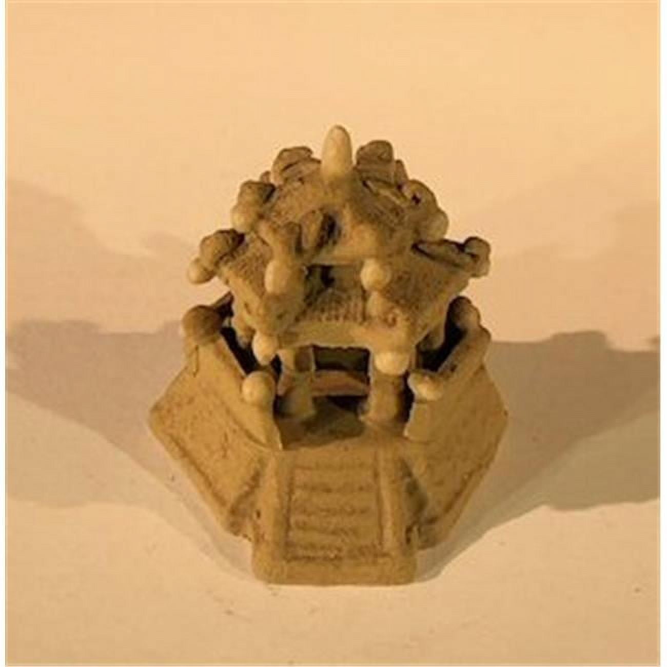 e3421 2 in. Miniature Ceramic Pavilion Figurine