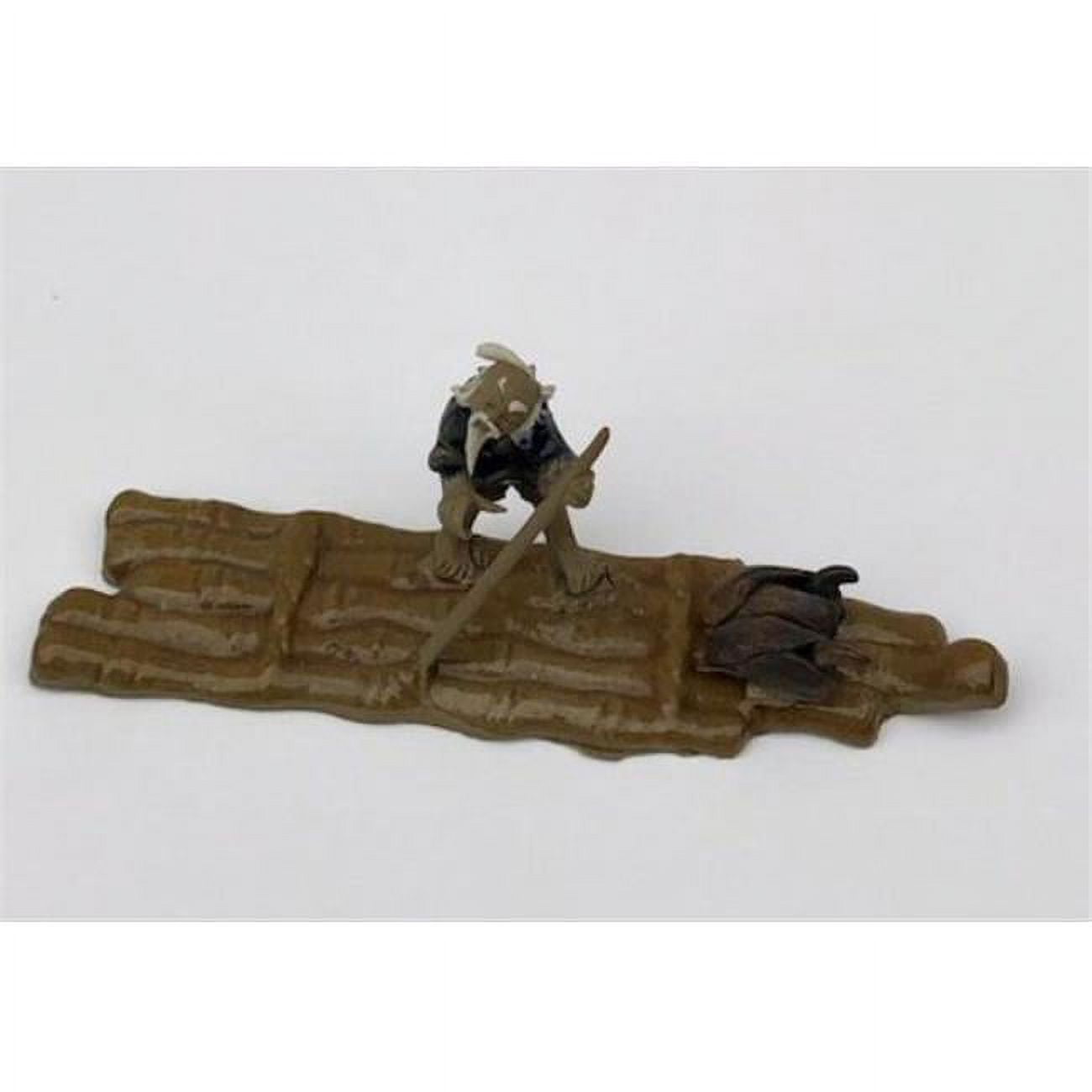 Picture of Bonsai Boy of New York e2146 4 in. Man Riding on Raft with Two Ducks & Fine Detail Miniature Figurine