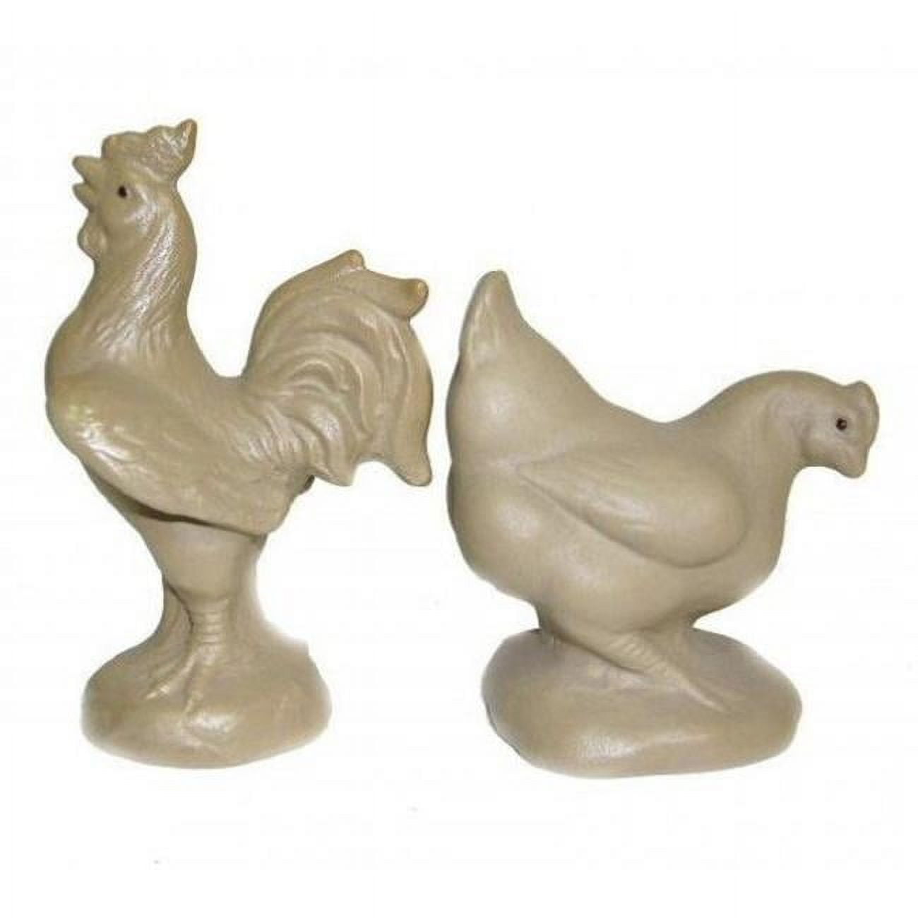 Picture of Bonsai Boy of New York e3542 3 in. Various Poses Ceramic Chicken & Rooster Figurines&#44; Set of 4