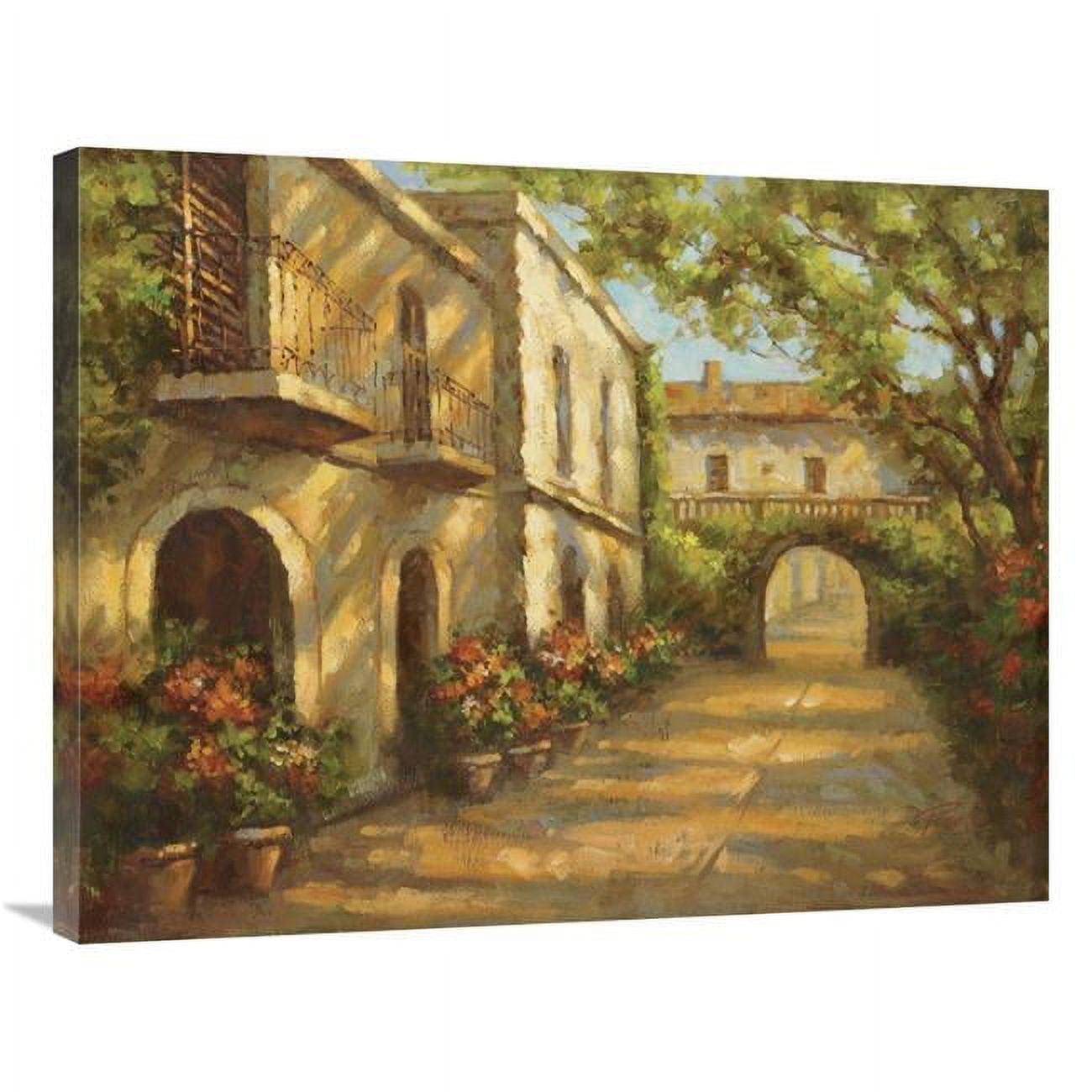 Global Gallery Arched Passageway-Canvas Art-35"x28"