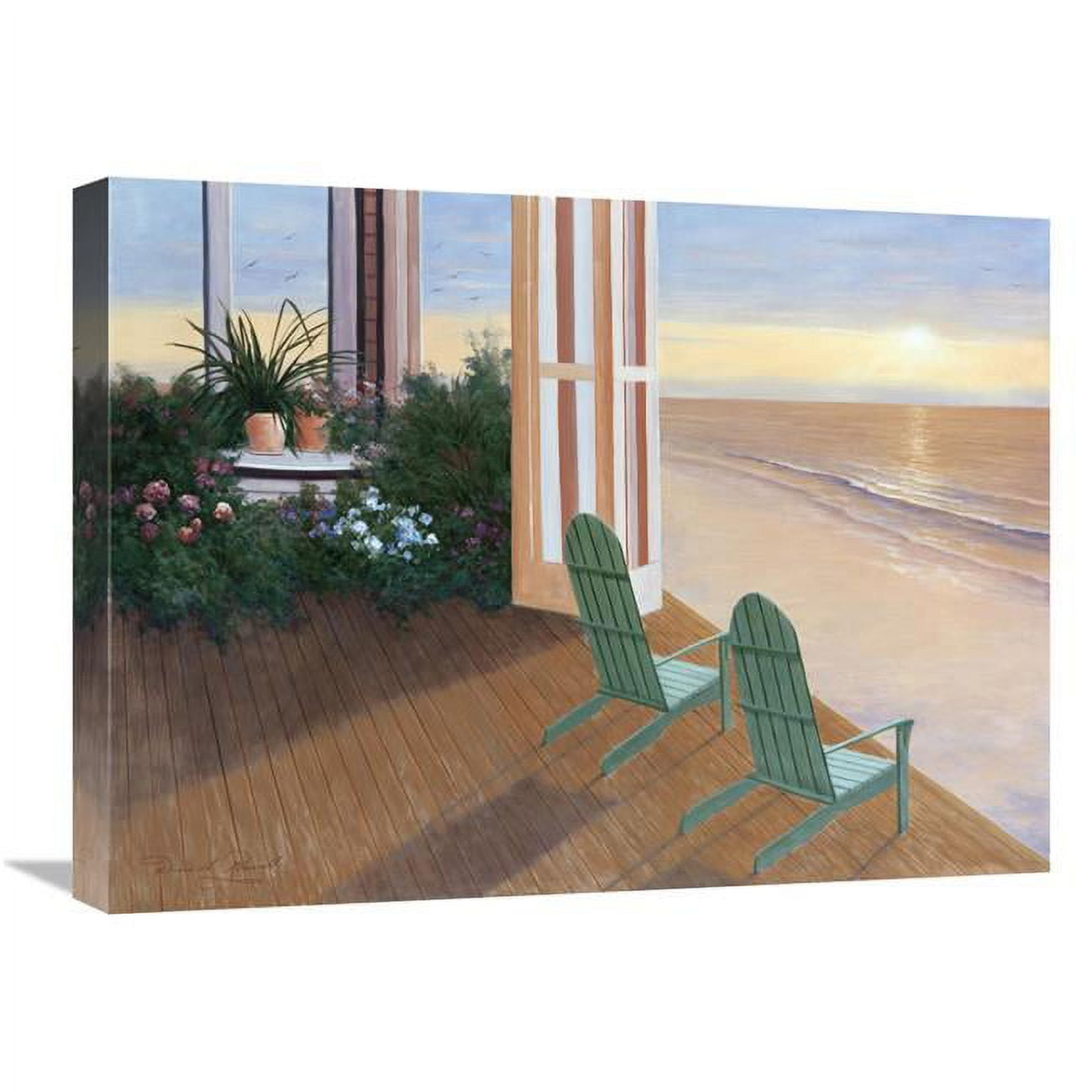 Global Gallery Summer House-Canvas Art-24"x18"