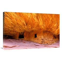 Global Gallery Fire House-Canvas Art-36"x24.12"