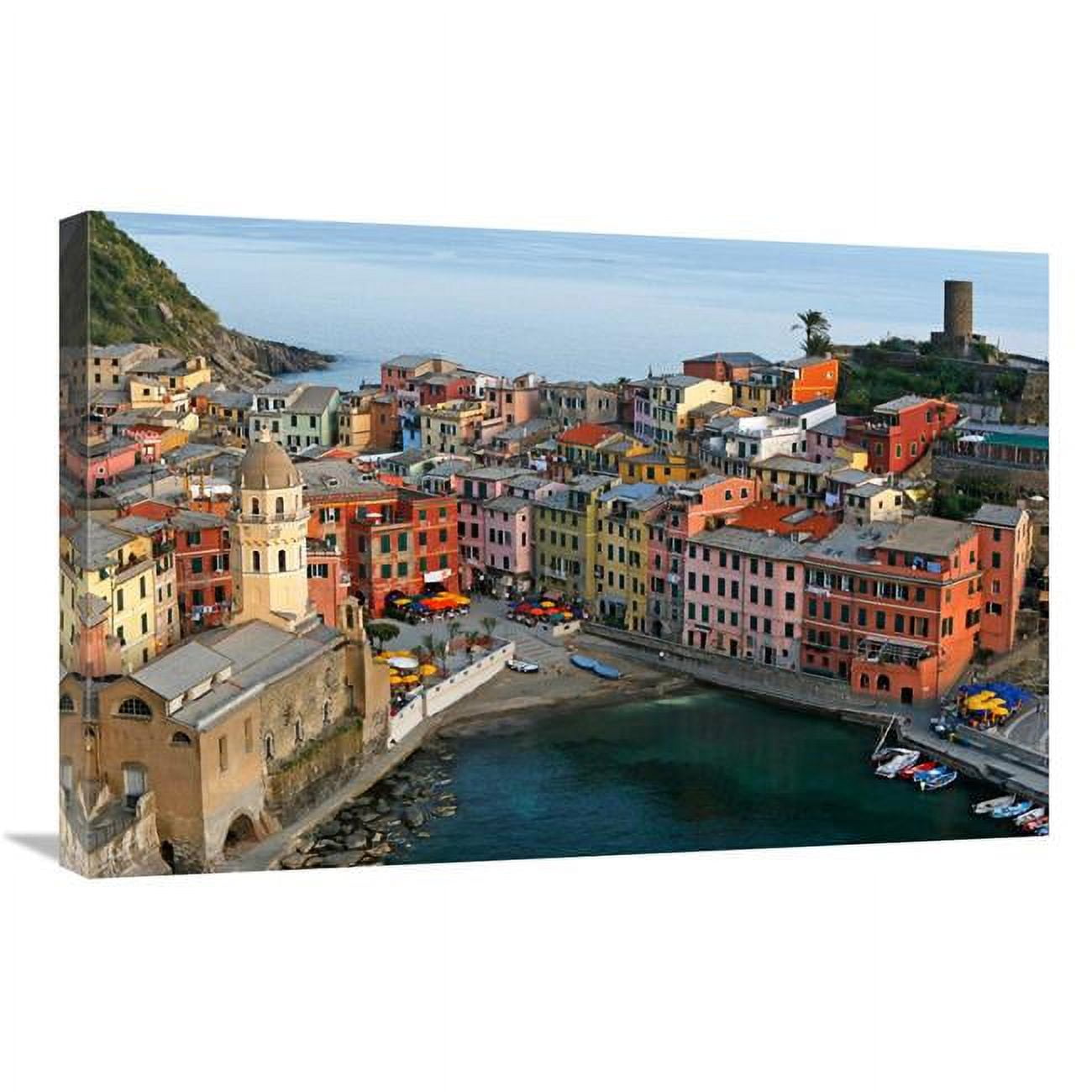 Global Gallery Cinque Terra Bay-Canvas Art-30"x20.1"