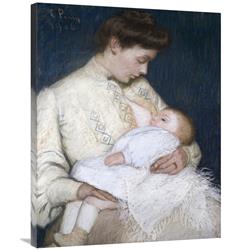 GCS-279393-36-142 36 in. Nursing the Baby Art Print - Lilla Cabot Perry -  Global Gallery