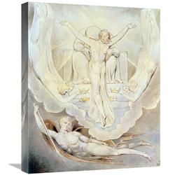 GCS-281716-22-142 22 in. Christ Offers to Redeem Man Art Print - William Blake -  Global Gallery