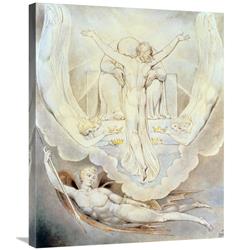 GCS-281716-30-142 30 in. Christ Offers to Redeem Man Art Print - William Blake -  Global Gallery