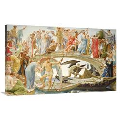 Global Gallery The Bridge of Life-Canvas Art-44"x27.72"