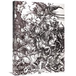Global Gallery The Four Horsemen of The Apocalypse-Canvas Art-21.322"x30"