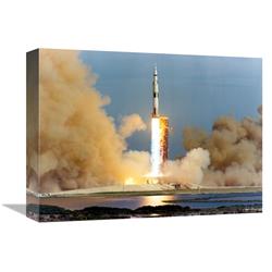 12 x 16 in. Launch of the Apollo 15 Mission to the Moon, 1971 Art Print - NASA -  JensenDistributionServices, MI1291098