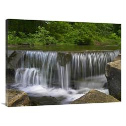 Global Gallery Budget GCS-396442-3040-142 Tim Fitzharris Sand Creek Cascades in Osage Hills State Park Oklahoma Gallery Wrap Giclee on Canvas Print Wall Art