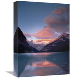 12 x 16 in. Alpenglow, Lake Louise & Victoria Glacier, Banff National Park, Alberta, Canada Art Print - Tim Fitzharris -  JensenDistributionServices, MI1294933