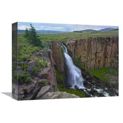 GCS-396493-1216-142 12 x 16 in. North Clear Creek Waterfall Cascading Down Cliff, Colorado Art Print - Tim Fitzharris -  Global Gallery