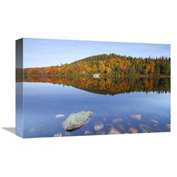 Global Gallery Jigging Cove Lake, Cape Breton Highlands National Park, Nova Scotia, Canada-Canvas Art-18"x12"