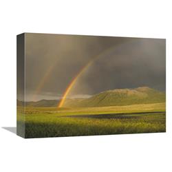 Global Gallery Rainbow Over Boulder Mountains, Idaho-Canvas Art-16"x12"