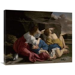 Global Gallery Lot and his Daughters-Canvas Art-35"x28"