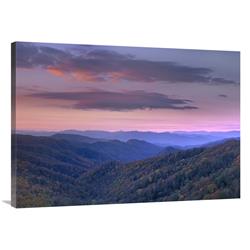 Global Gallery Newfound Gap, Great Smoky Mountains National Park, North Carolina-Canvas Art-40"x30"