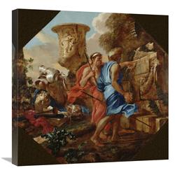 GCS-460059-2424-142 24 x 24 in. Arcadian Shepherds Art Print - Giovanni Benedetto Castiglione -  Global Gallery