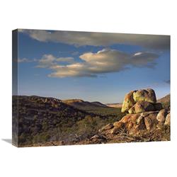Global Gallery Rockpile, Davis Mountains, Chihuahuan Desert, Texas-Canvas Art-24"x18"