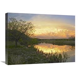 18 x 24 in. Storm Clouds Over South Llano River, South Llano River State Park, Texas Art Print - Tim Fitzharris -  JensenDistributionServices, MI1302860